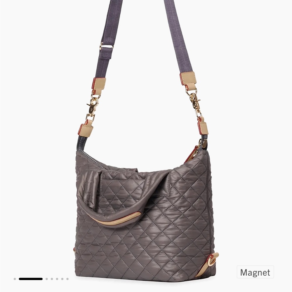 MZ Wallace Quilted Crossbody Bag in Magnet new not tags
